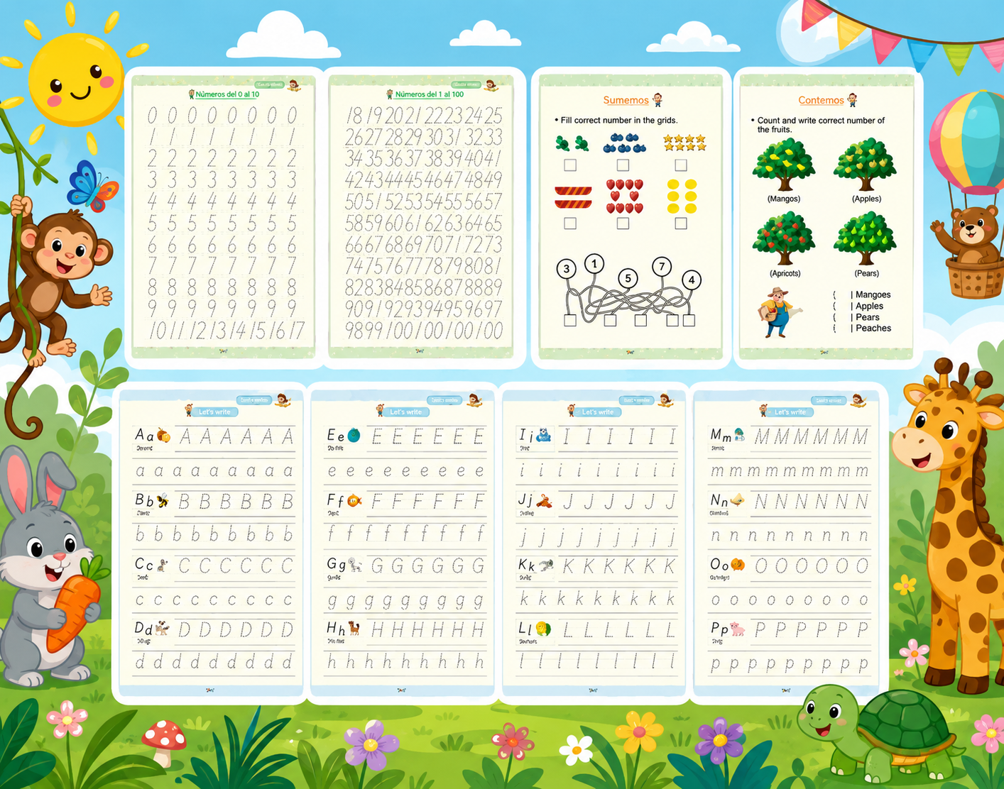 Set Cuaderno Magic Caligrafía