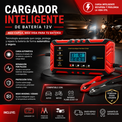 Cargador De Bateria Para Auto