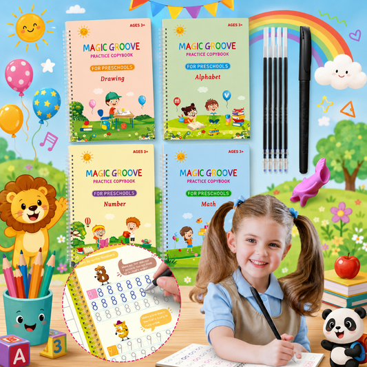Set Cuaderno Magic Caligrafía