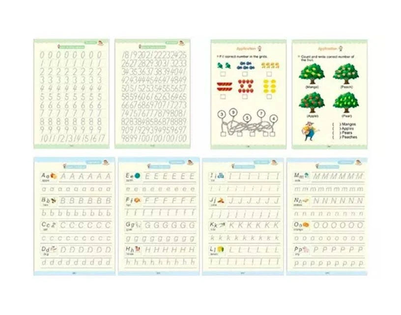 Set Cuaderno Magic Caligrafía